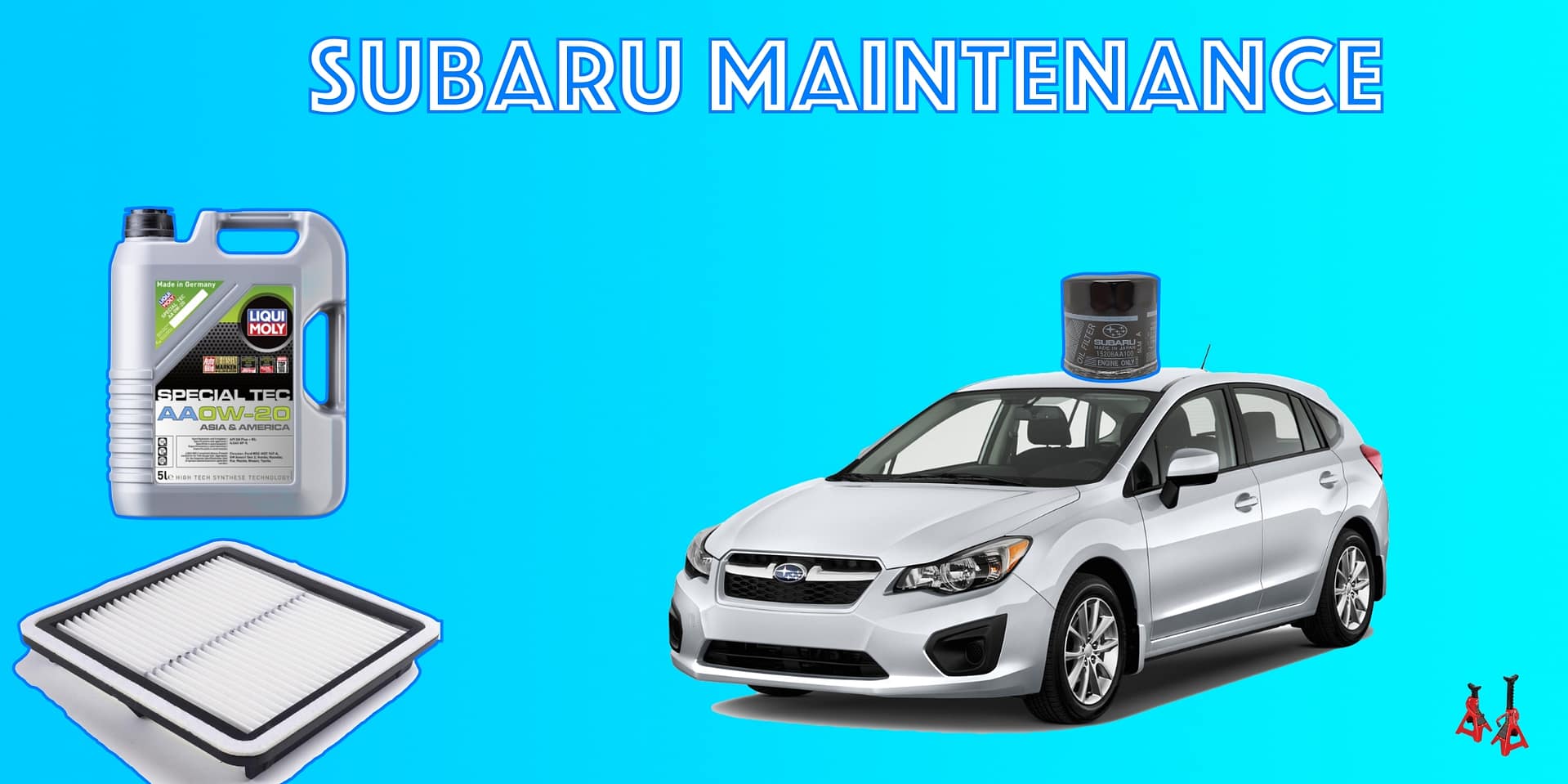 Subaru Impreza GP7 JP20 Oil and Air Filter Change