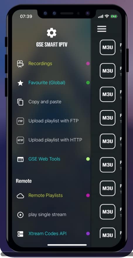 GSE Smart IPTV iOS/iPadOS/Android Guide